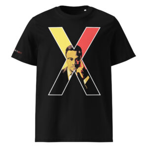 Unisex organic ribbed neck t-shirt